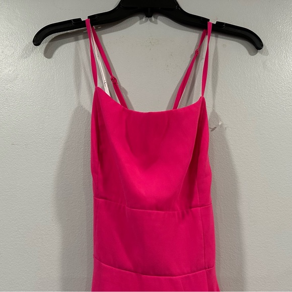 Lulu’s Dreamy Romance Pink Backless Maxi Dress Size M NWOT - Picture 2 of 10